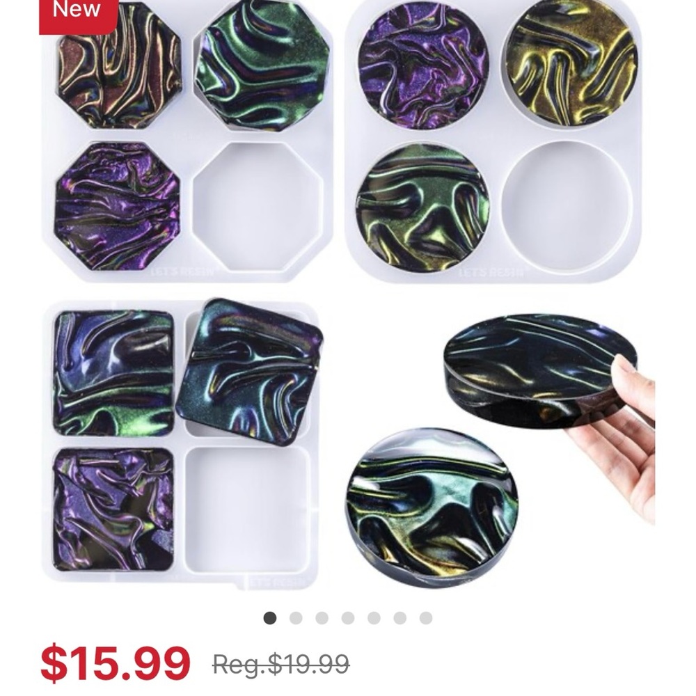 Iridescent Coaster Set